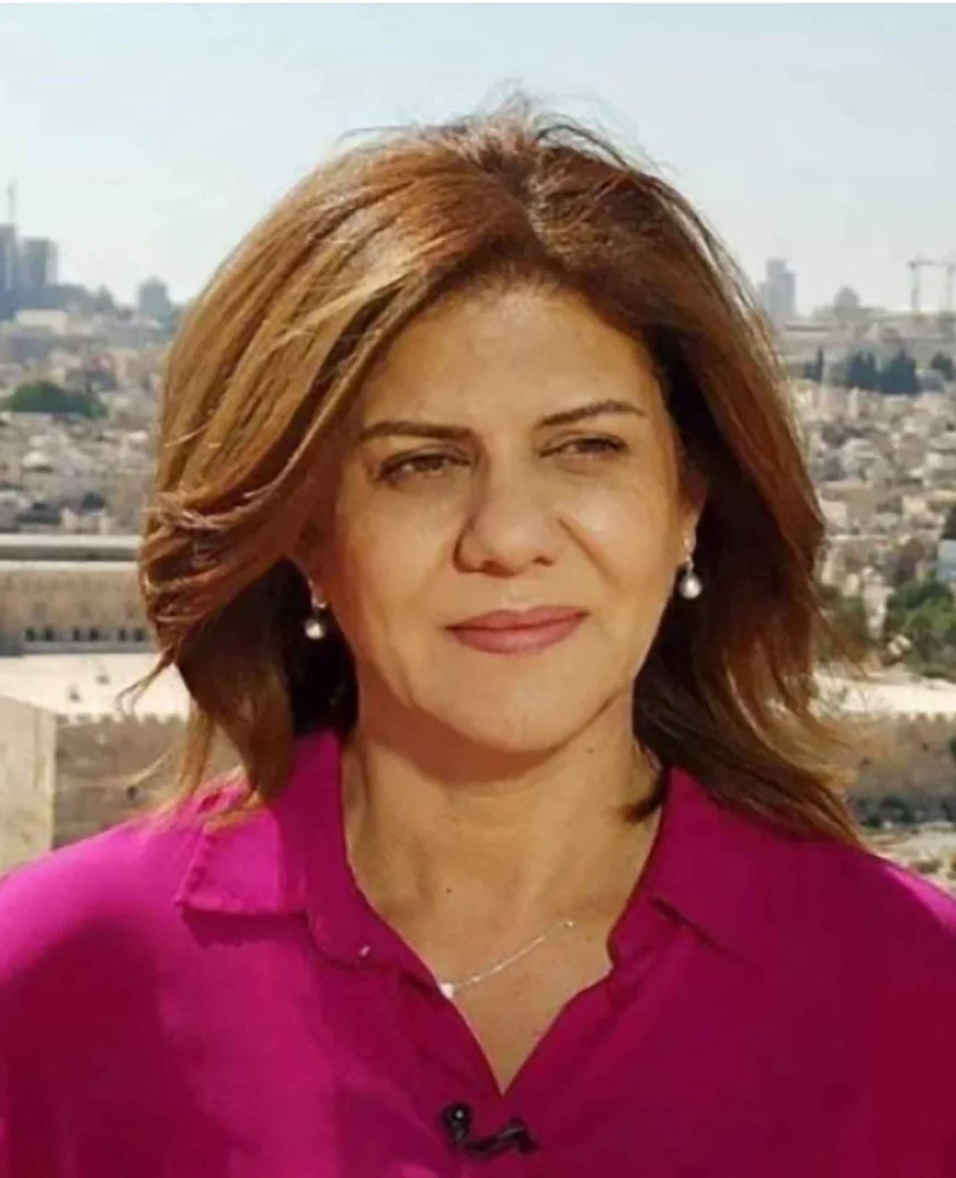 Shireen Abu Akleh, Al Jazeera, age 51. Shot by Israeli sniper in Jenin, May 11, 2022.