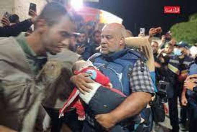 The entire family of Wael al-Dahdouh, Al-Jazeera correspondent from Gaza, was killed by an Israeli airstrike in Central Gaza. (Photo: Al-Jazeera, video grab)