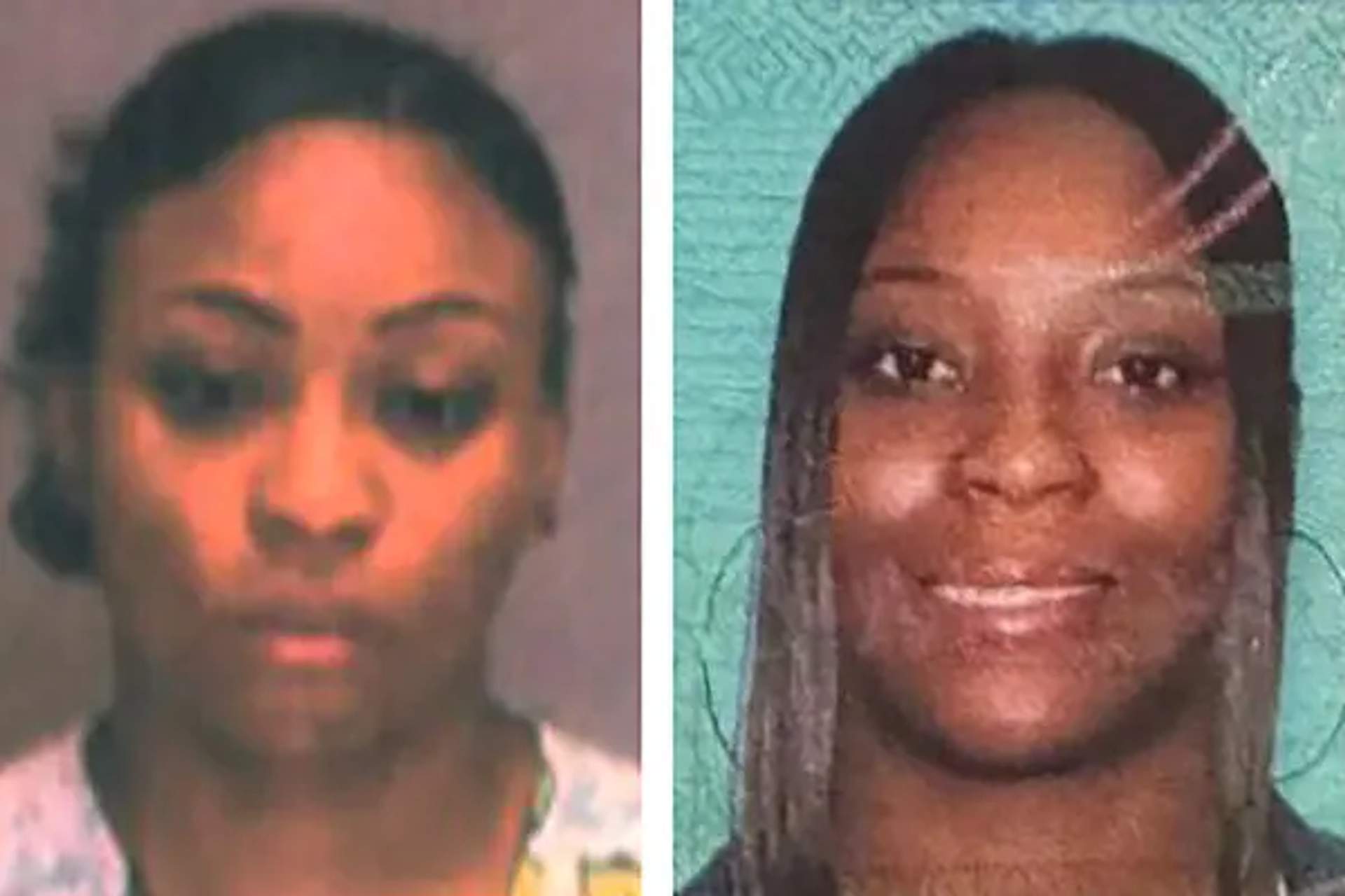 Porcha Woodruff photo and mugshot side by side.