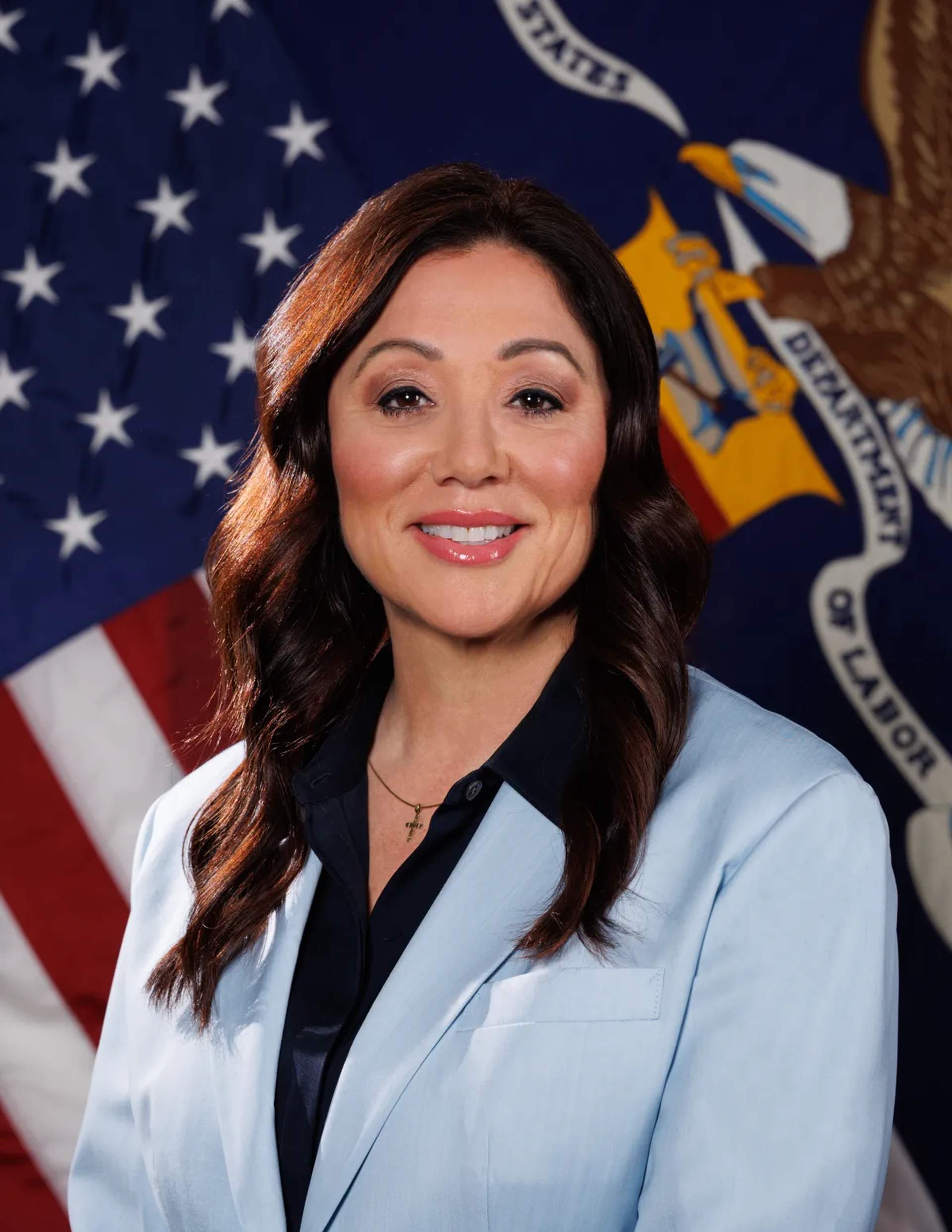 Official U.S. Department of Labor portrait of Secretary Lori Chavez-DeRemer, March 2025
