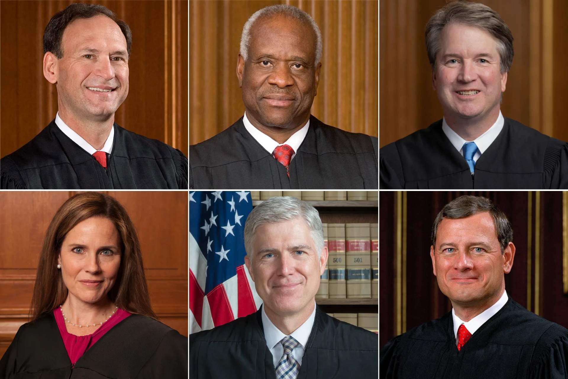 6 Federalist Society member Supreme Court Justices