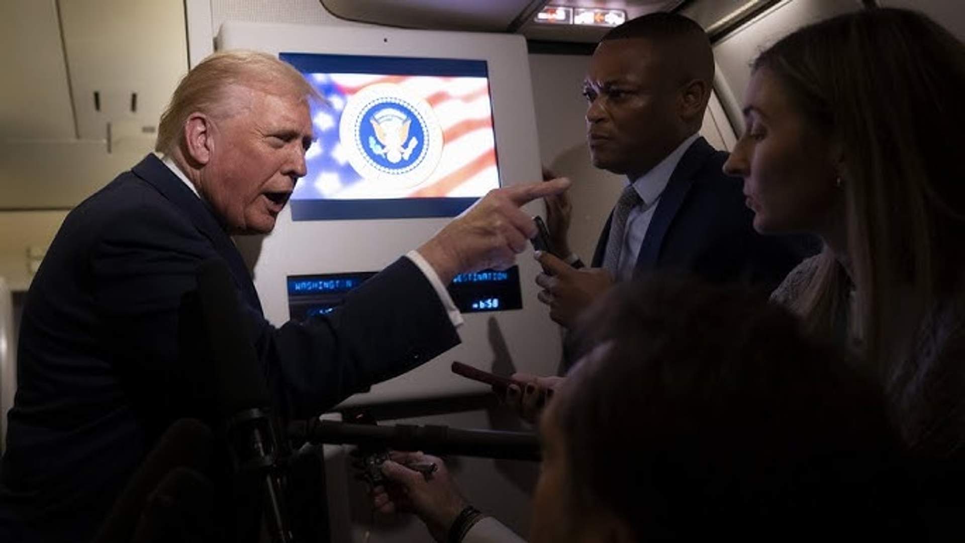 Enraged by Epstien questions President Donald Trump Tells Female Reporter 'Quiet, Piggy'