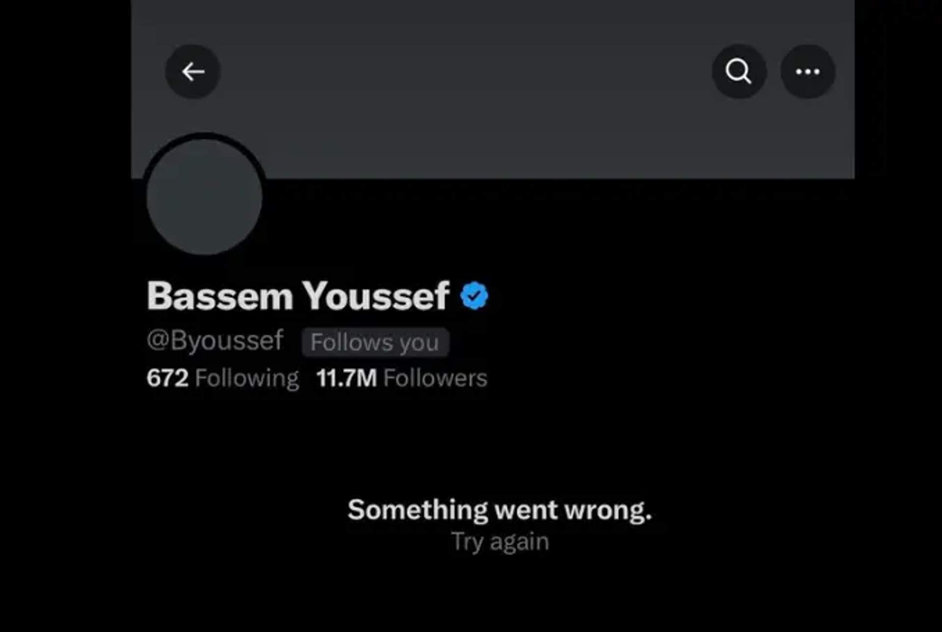 Bassem Youssef Banned on X