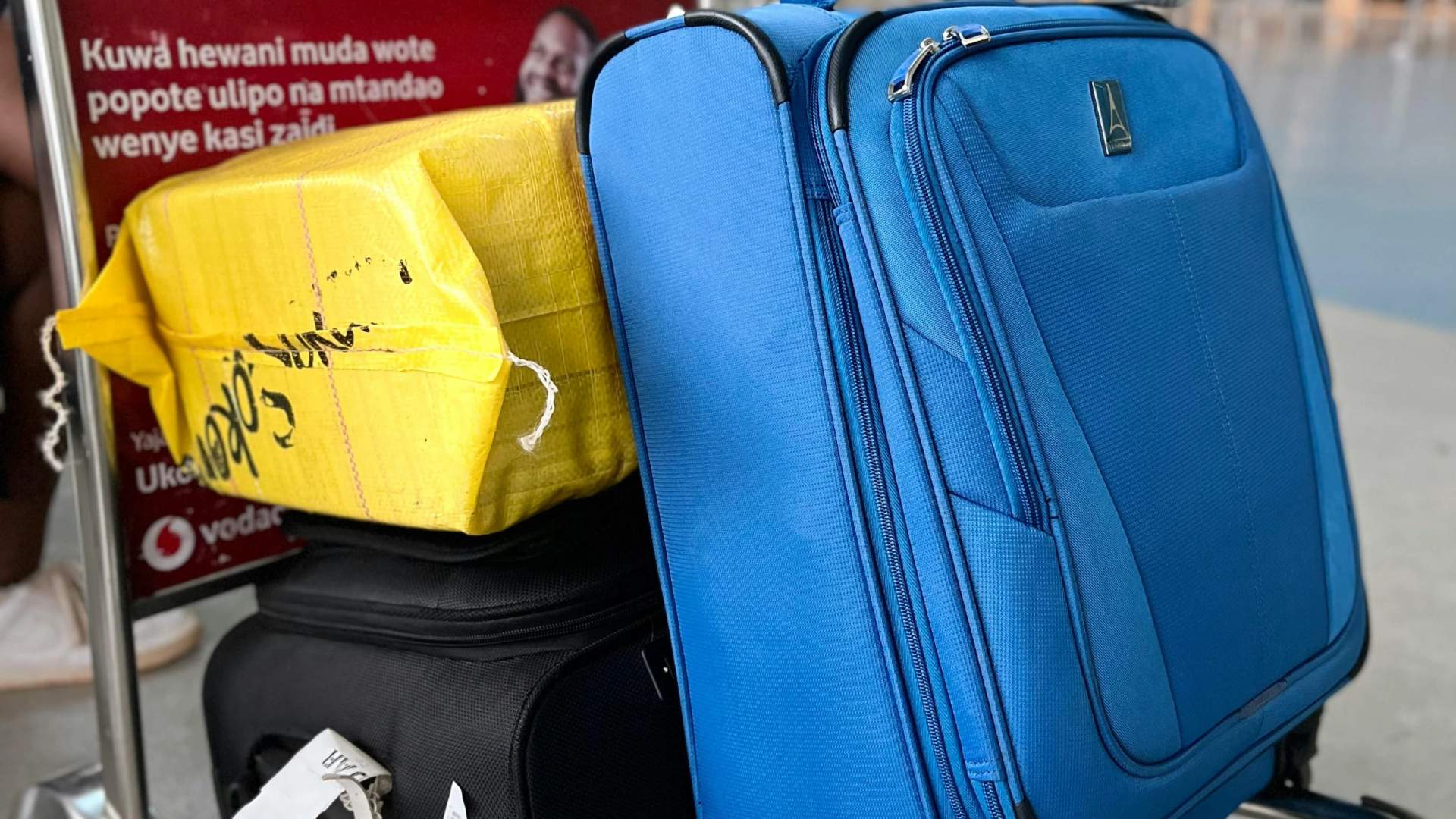 Airport security checkpoint where four human embryos were discovered in a cryogenic container