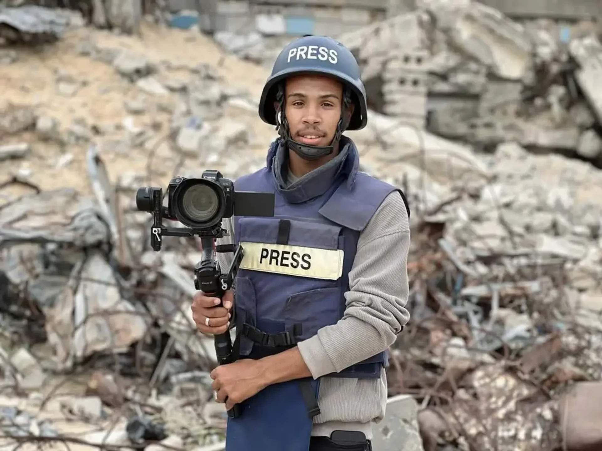 Mohammed Salama, Al Jazeera journalist. Killed in double-tap Israeli strike on Nasser Hospital, Khan Younis, August 25, 2025.
