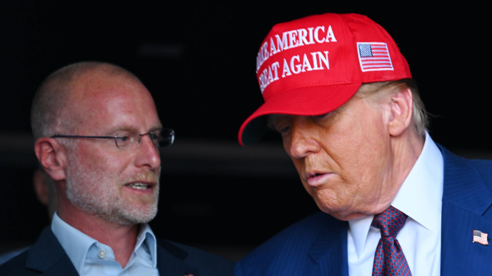 Donald Trump & Brendan Carr, Chairman of the Federal Communications Commission in Trump's regime