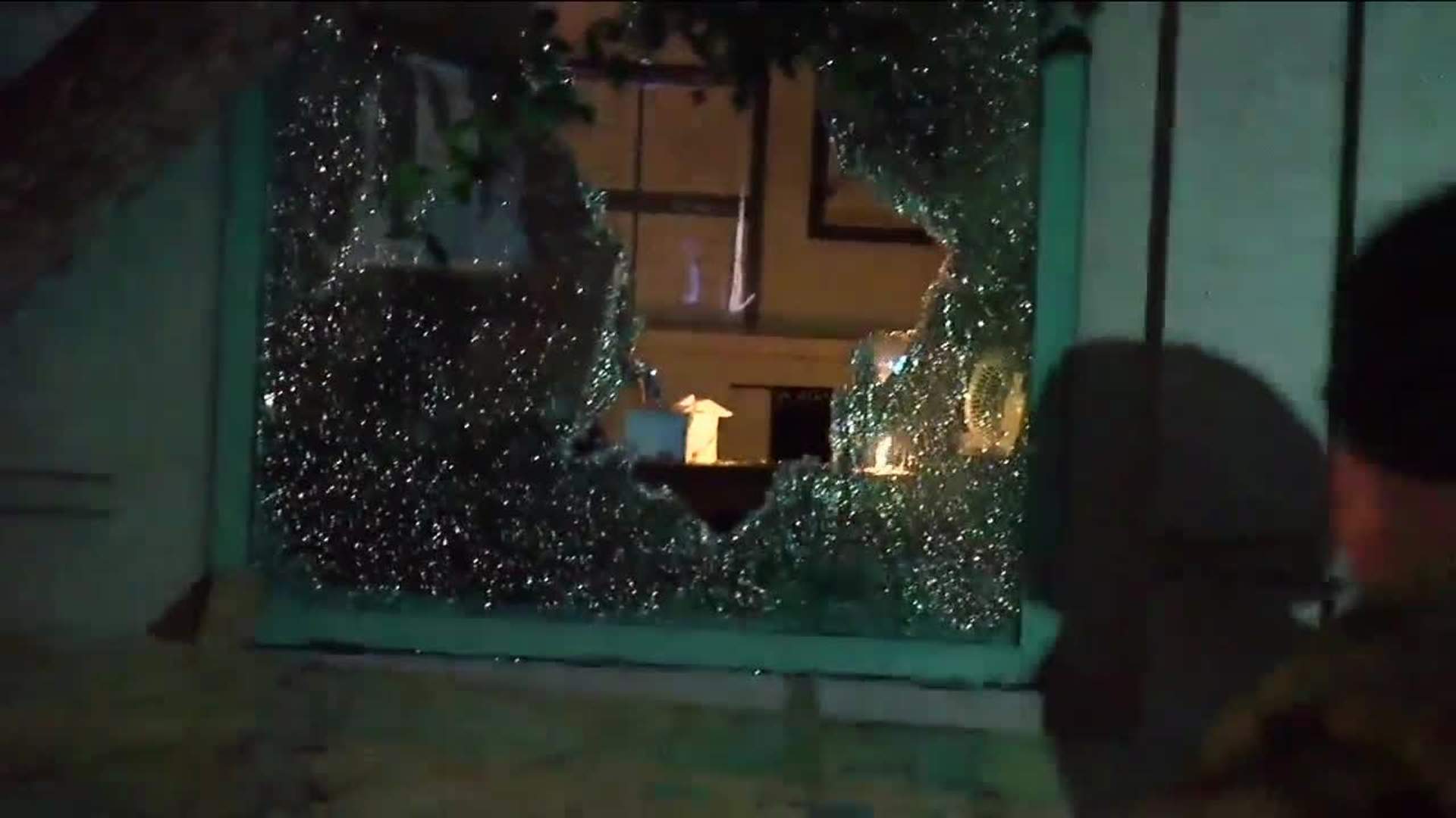 Firework shot into window of Aurora Courthouse [Radical Edward - Untelevised Media]