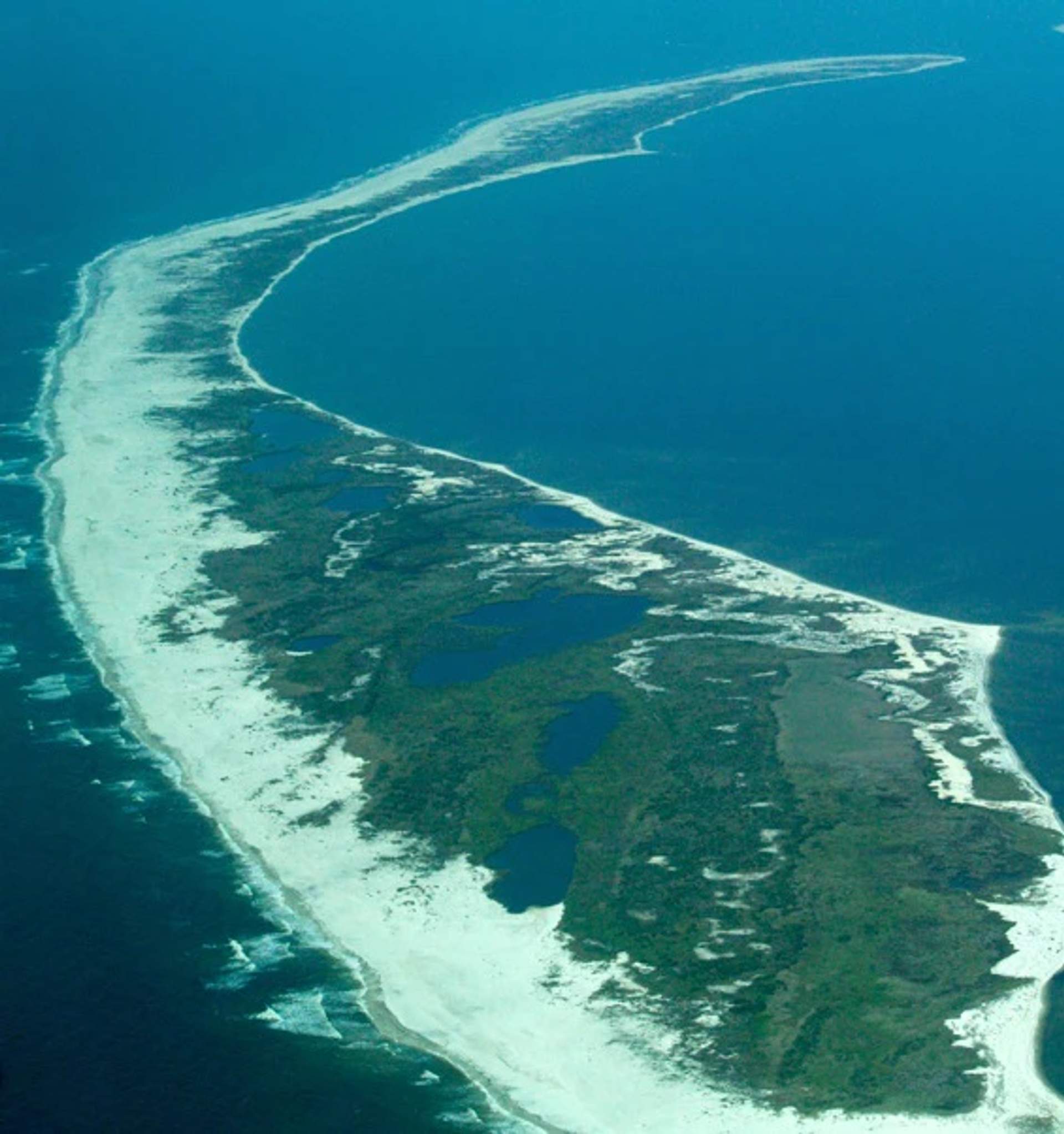 Aerial Photo of Horn Island by photographer Walter Anderson