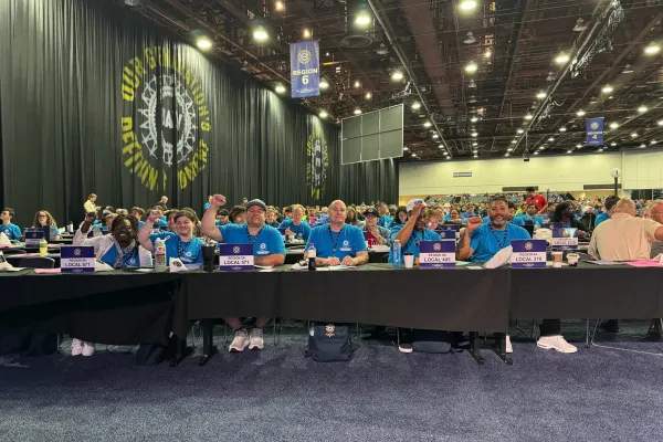 UAW union delegates at the 2026 Constitutional Convention in Detroit