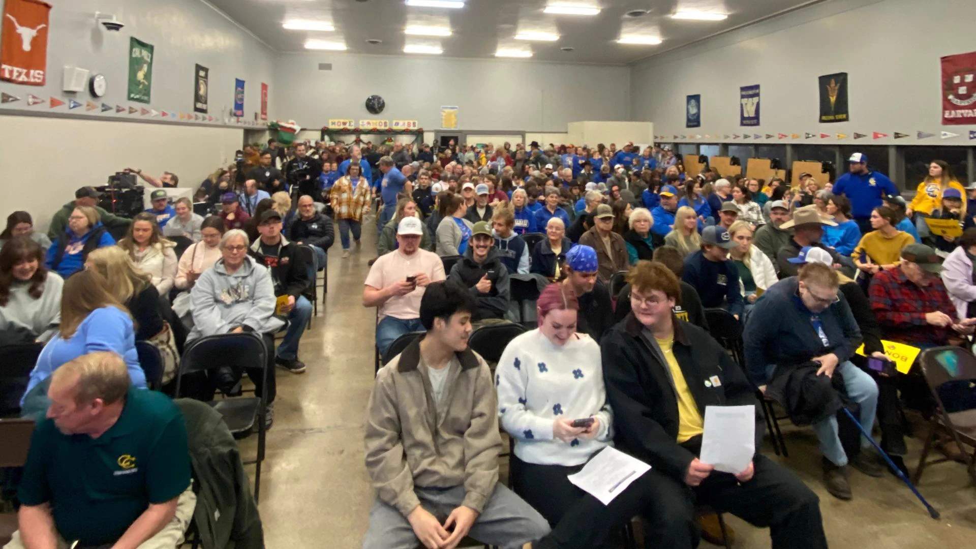 Hundreds of Crook County parents and community members packed a school board meeting to support athletic director Rob Bonner amid the district leadership crisis