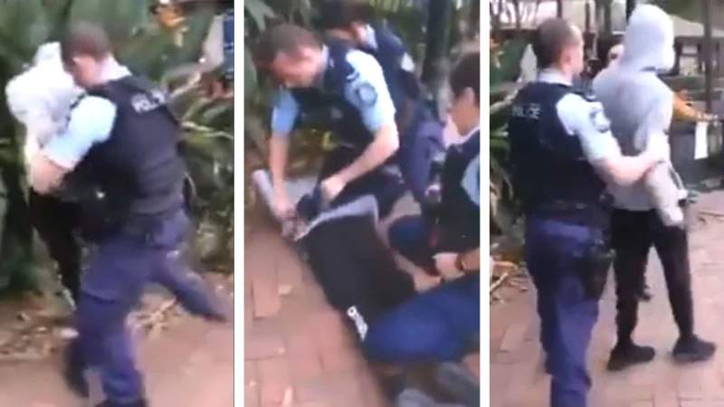 NSW Police are investigating an incident whereby an officer appears to handcuff and trip an Aboriginal teenager in Surry Hills.