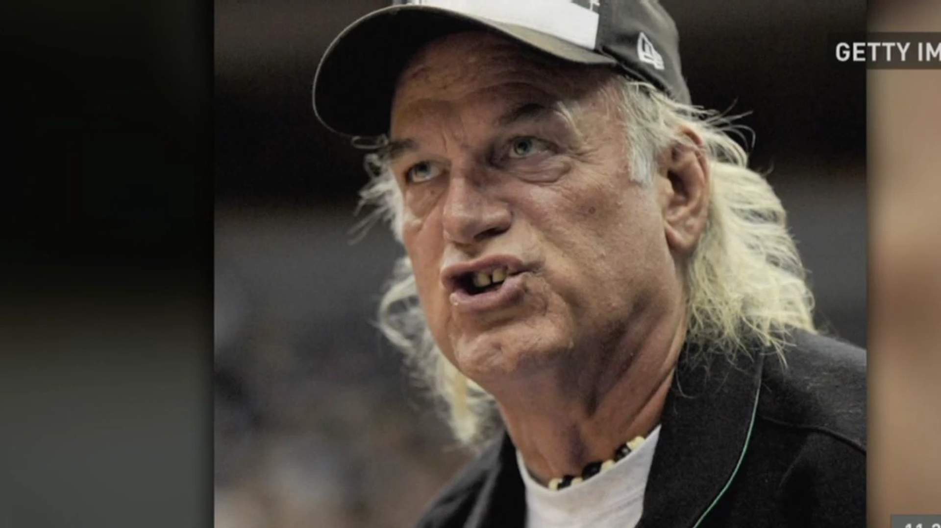 Jesse Ventura speaks to reporters after winning defamation lawsuit against Chris Kyle estate
