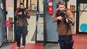 Surveillance footage of the shooter
