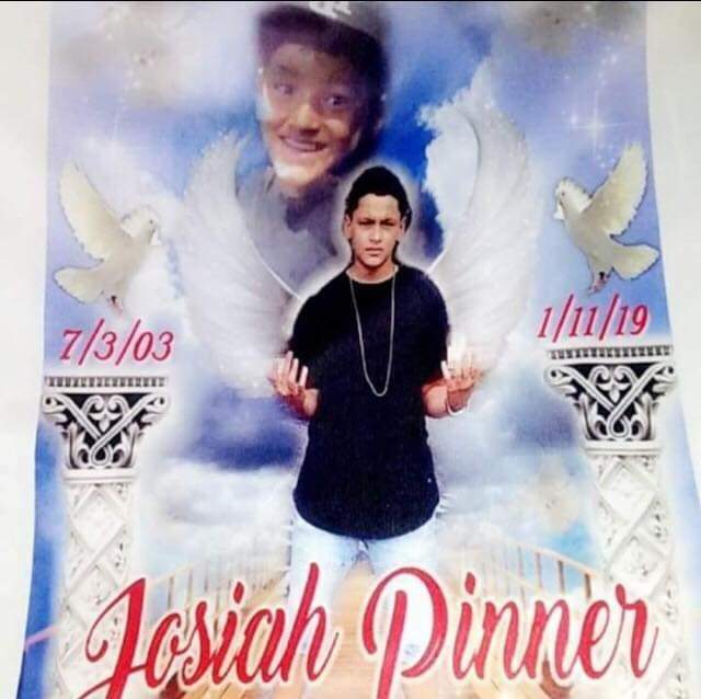Justice for Josiah Pinner - community rally flyer, Tampa FL, January 2019
