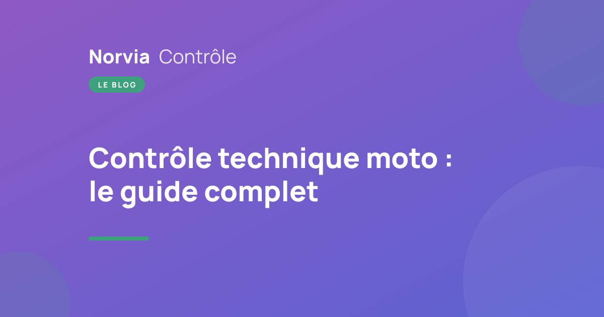 Contrôle technique moto : le guide complet