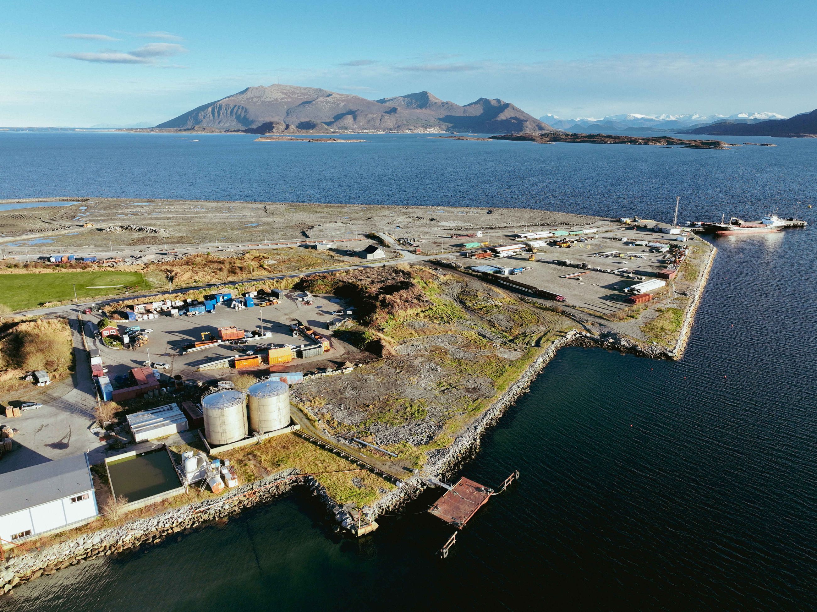 Pirkaia ved Gjøsund hamn