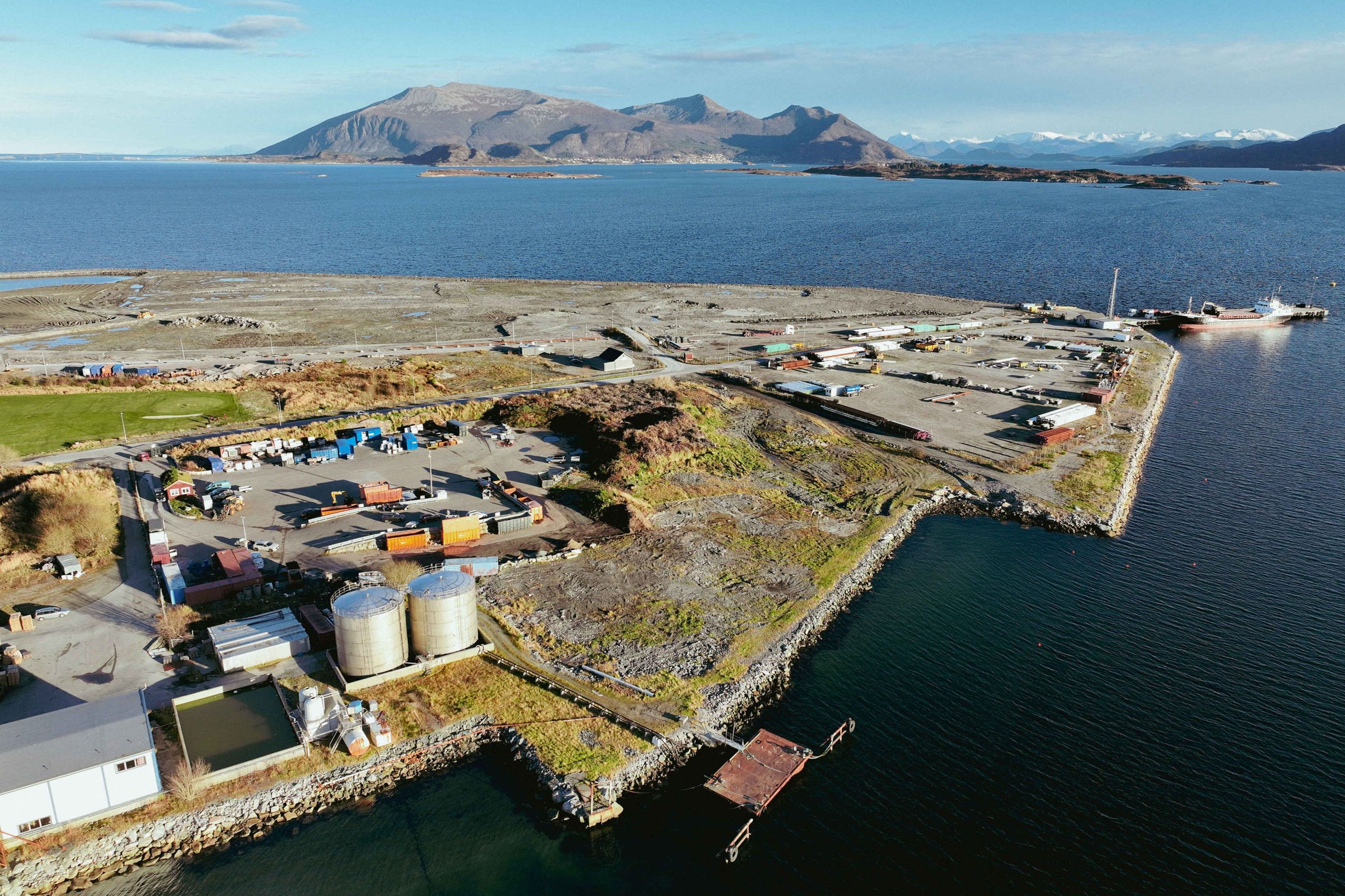 Pirkaia ved Gjøsund hamn