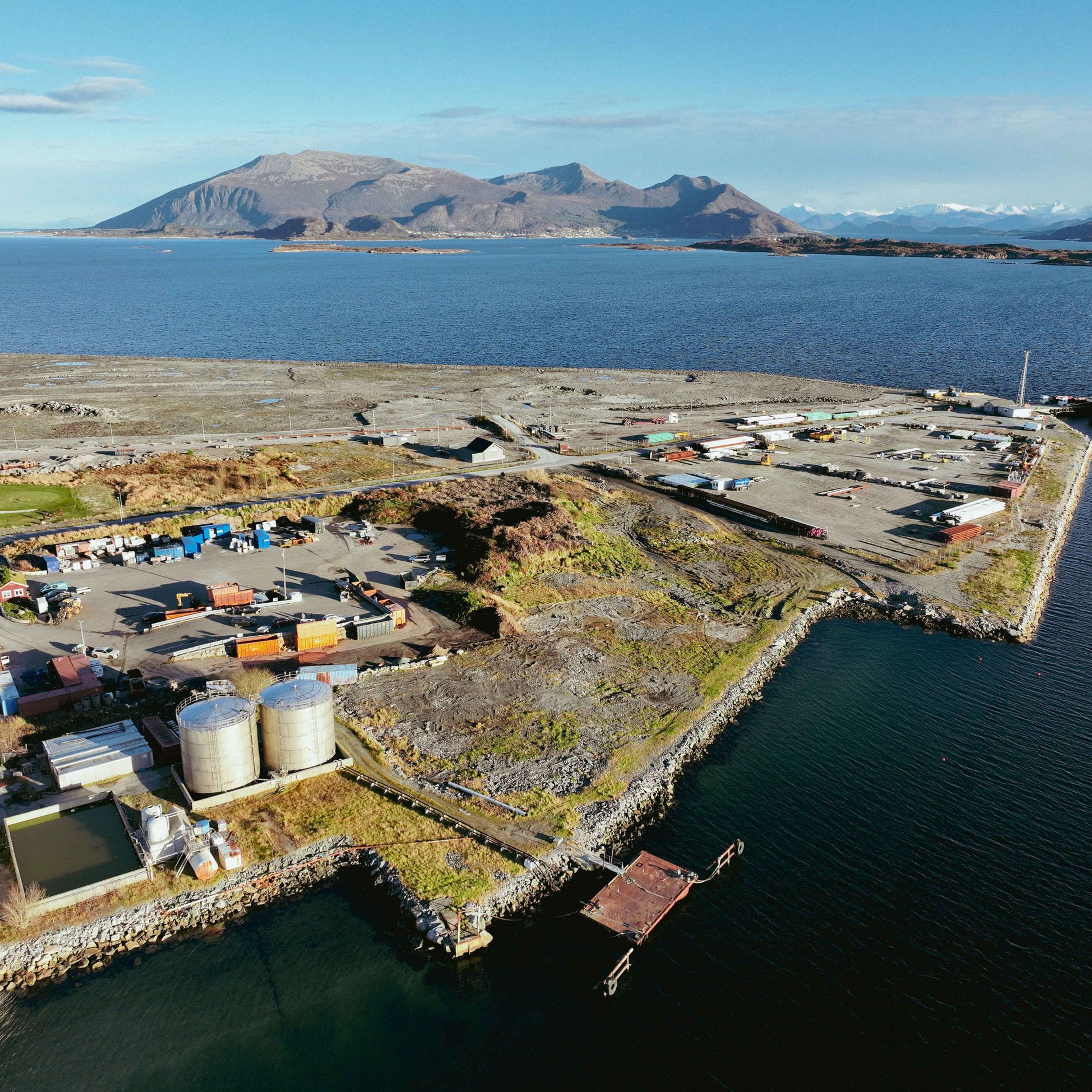 Pirkaia ved Gjøsund hamn