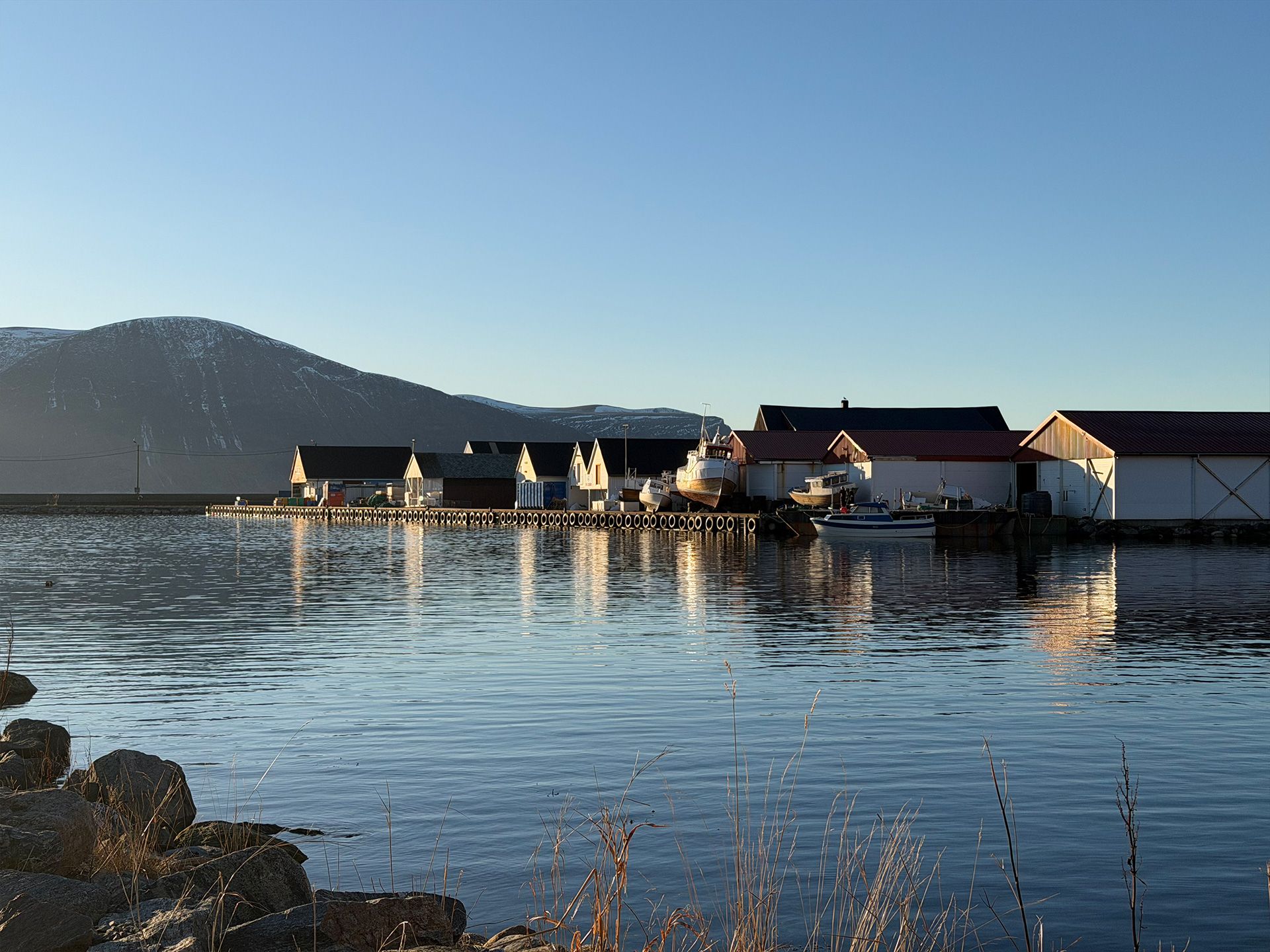 Kaianlegg ved Gjøsund hamn