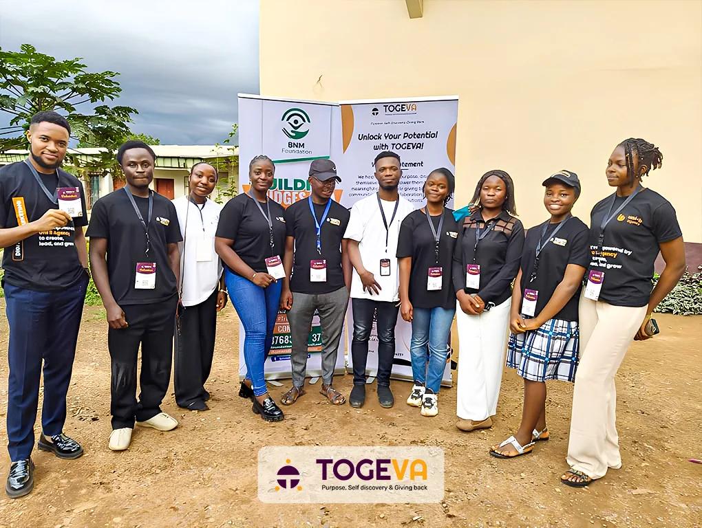 The Togeva and BNM Foundation team at the Back to School and Orientation Program