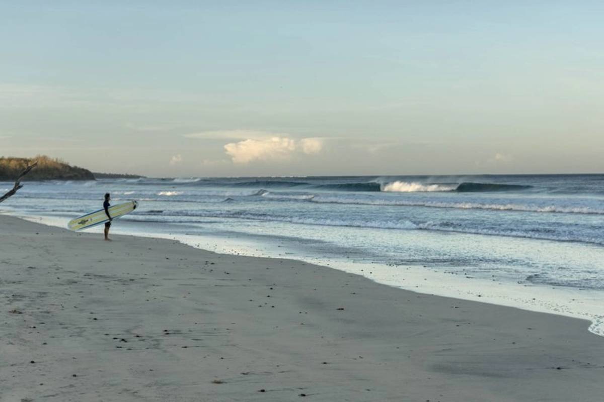 Surfer at Playa Avellanas
