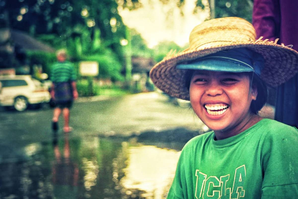 Bali Rainy Season Street