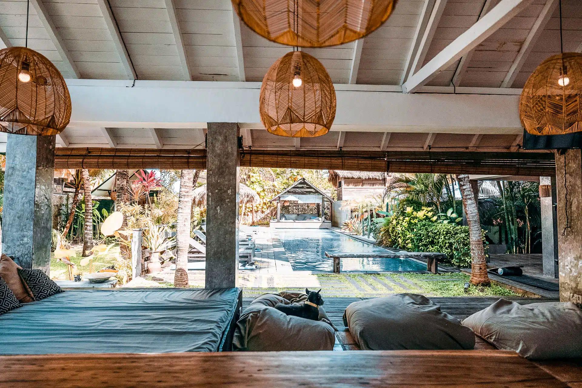 Rapture Surfcamp Bali Padang Padang Dining Area