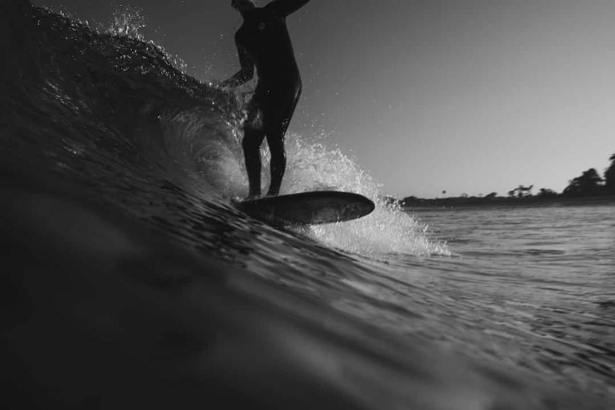 Rapturecamp Black and White Surfing
