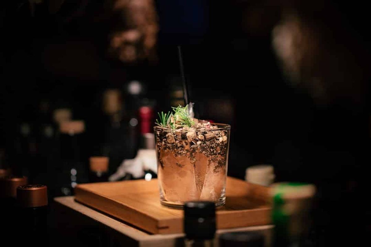 Cocktail with rosemary