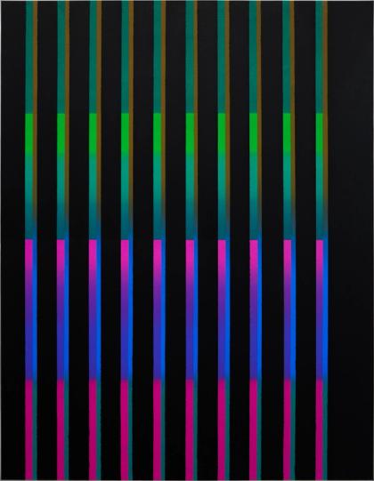 Artwork N. 06 Black/Rainbow by Stephan Hohenthanner