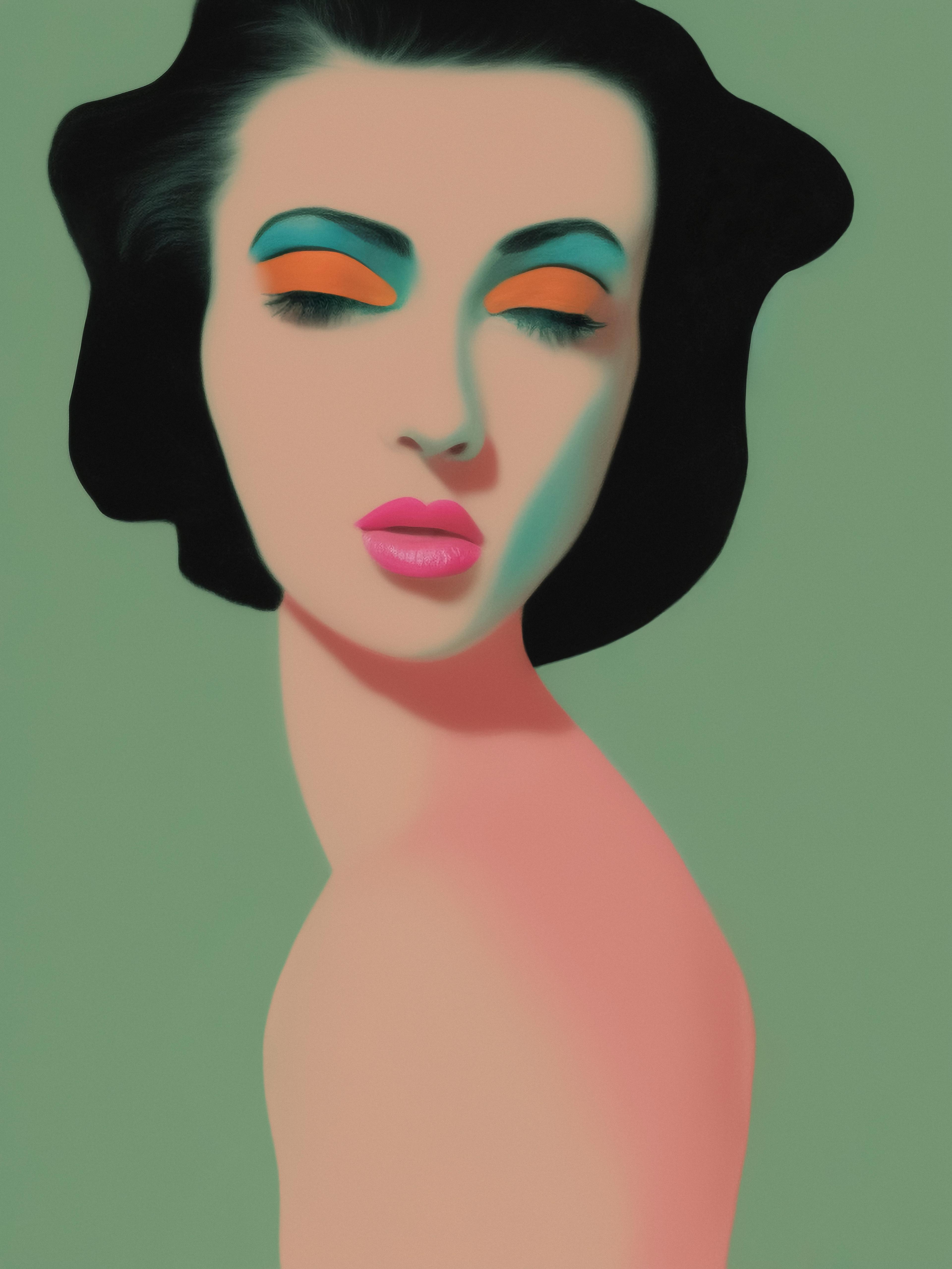 artwork lipstick studies lll by Janine Kuehn