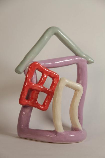 Artwork Spaghetti Homes Series by Brigette Hoffman