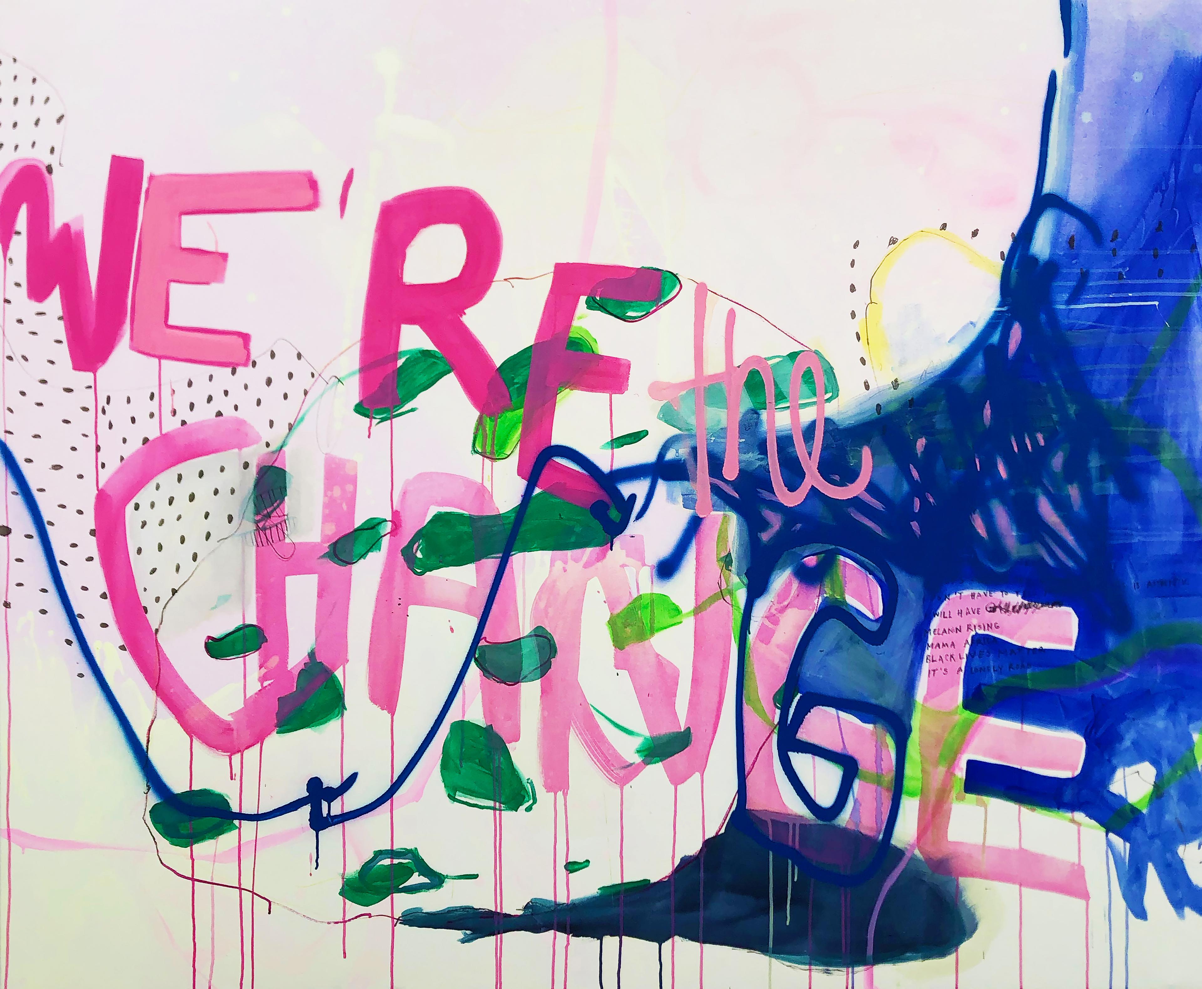 artwork we are the change by Joséphine Sagna