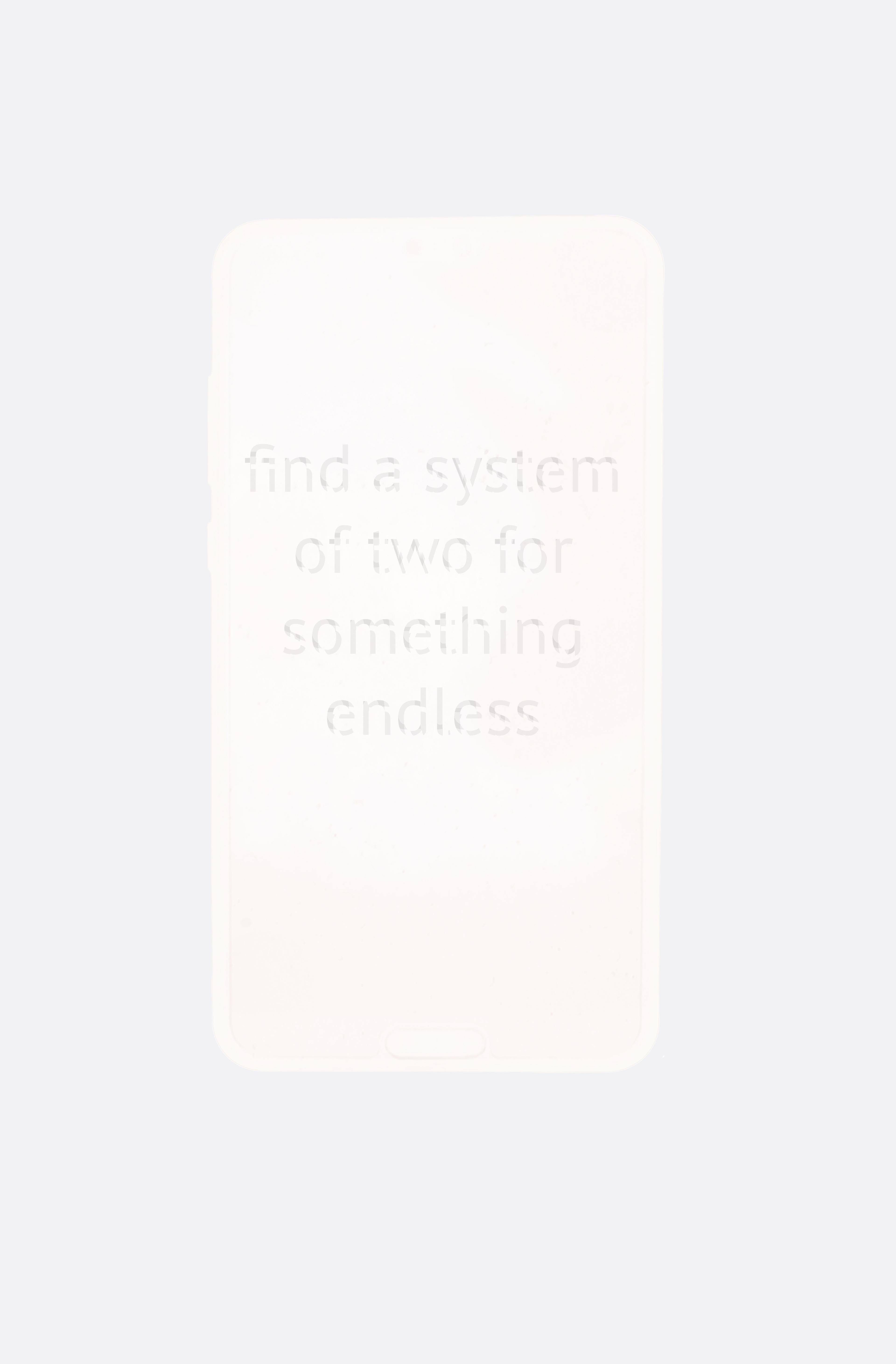 artwork find a system of two for something endless by Franziska Ostermann