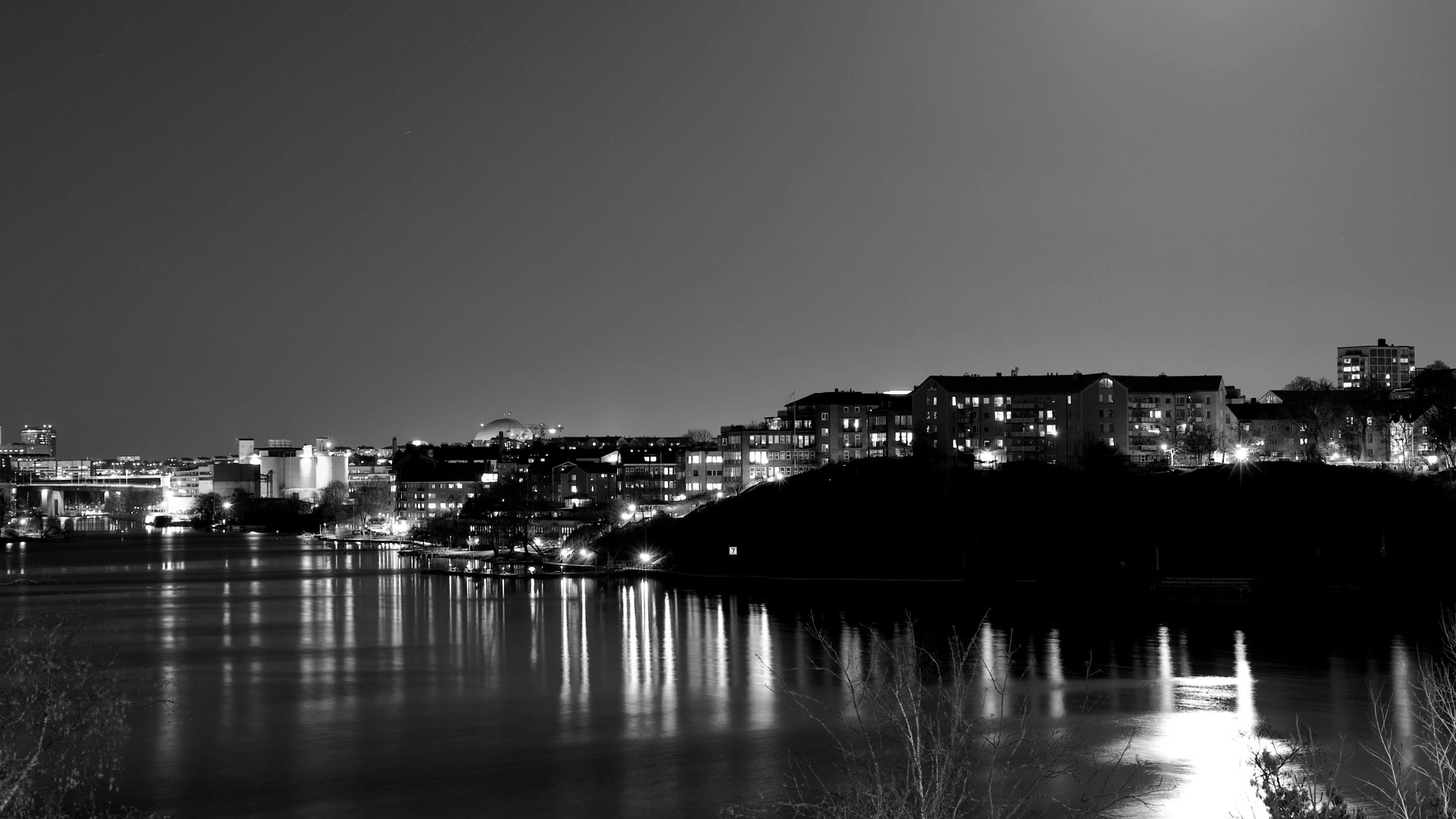 Late Night view of Stockholm