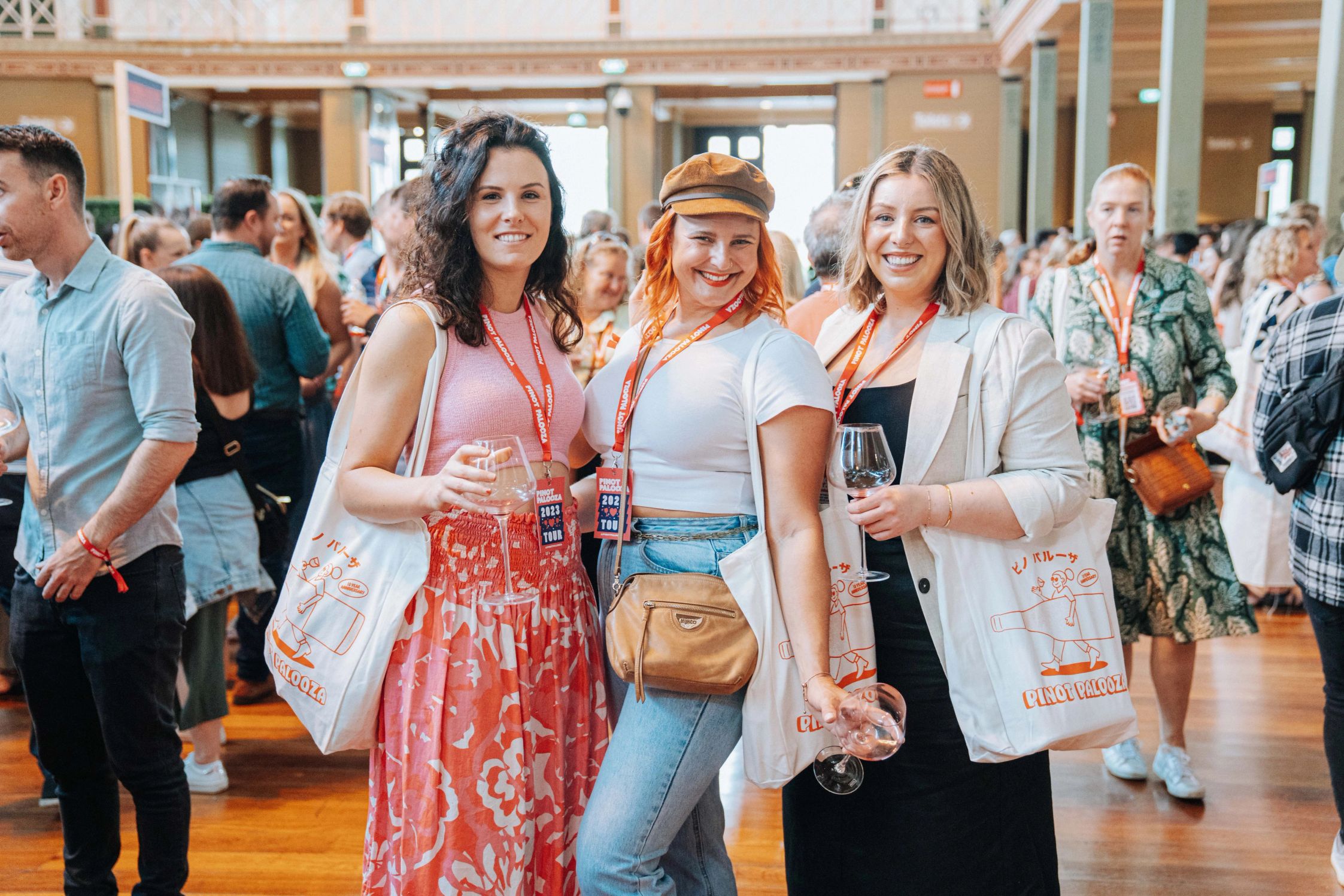 Smiling attendees of the Melbourne event