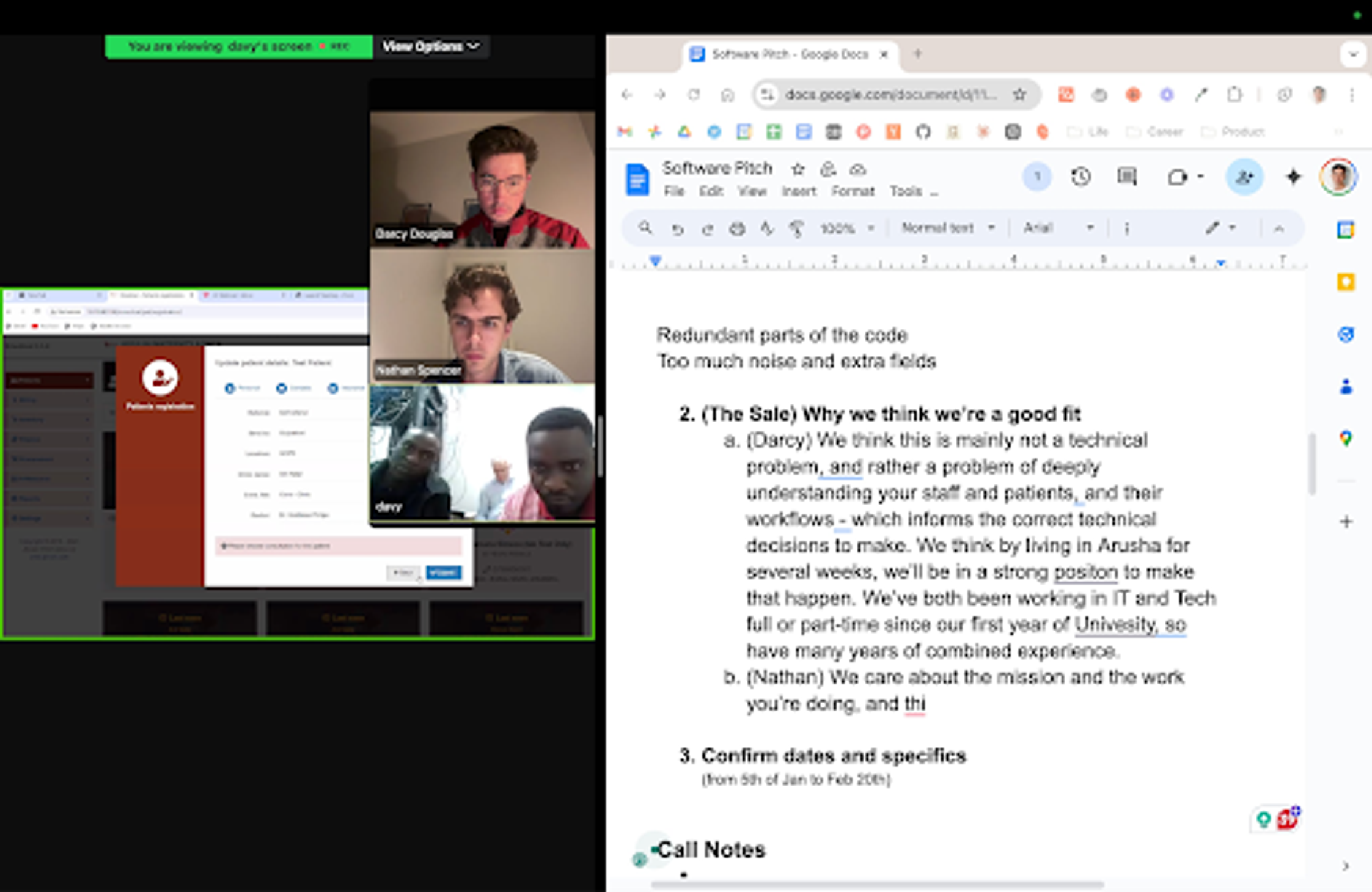 Nathan and his friends on their first Zoom call with Barbara May Foundation
