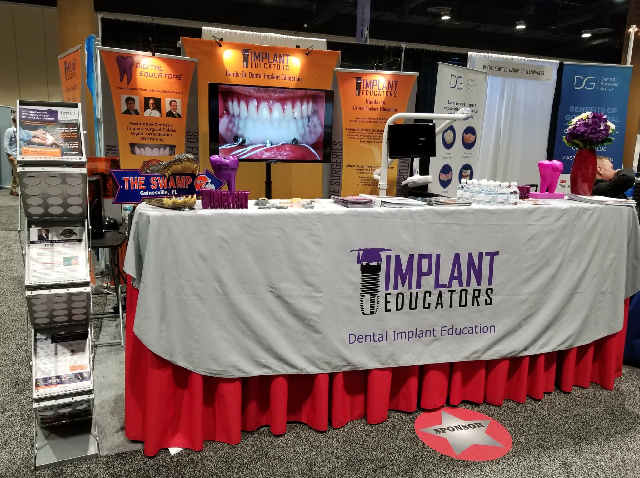 Implant Educators stall at an expo