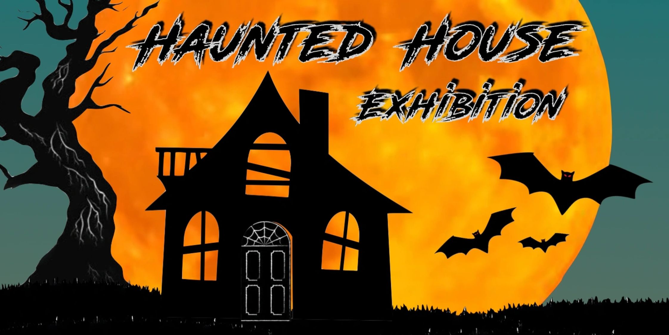 Haunted House Exhibition event banner