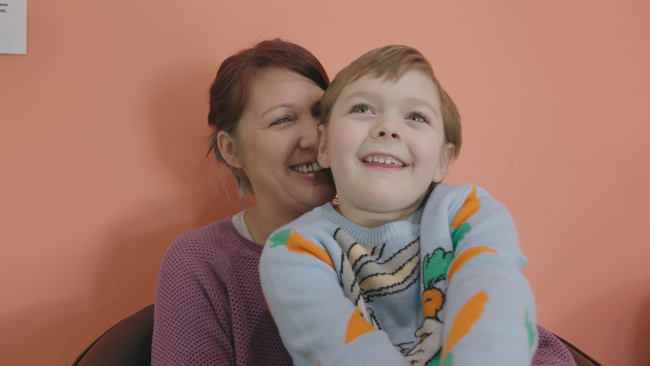 Renee and her six-year-old son Theodore.