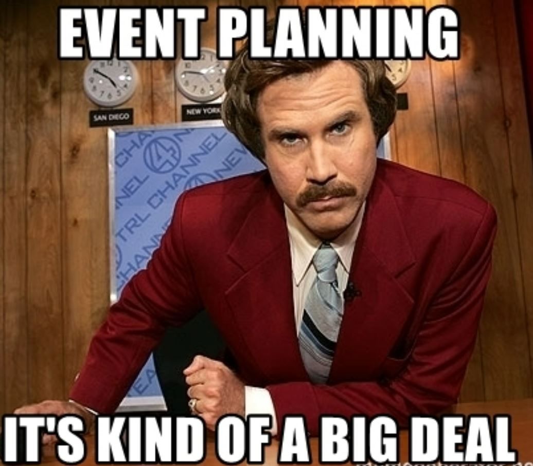 This image is from Meme Generator, an image of John Burgundy expressing that events are kind of a big deal