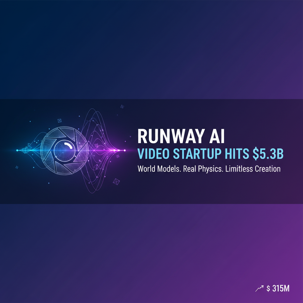 Runway AI Video Startup Hits $5.3B Valuation with $315M Raise