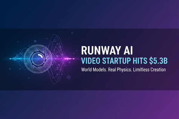 Runway AI Video Startup Hits $5.3B Valuation with $315M Raise