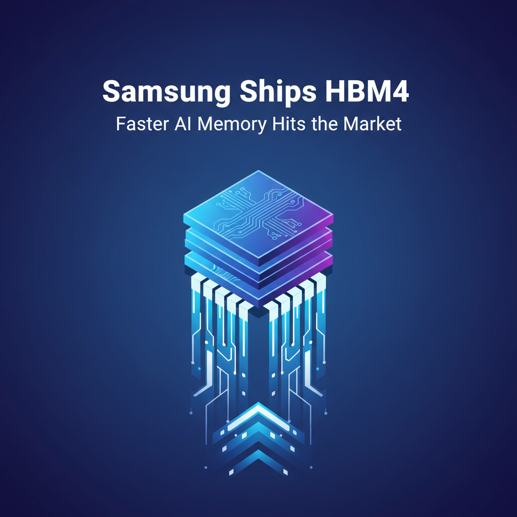 Samsung Ships HBM4: Faster AI Memory Hits the Market