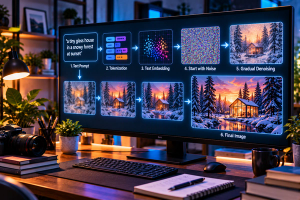 How AI Image Generators Work (Step by Step)