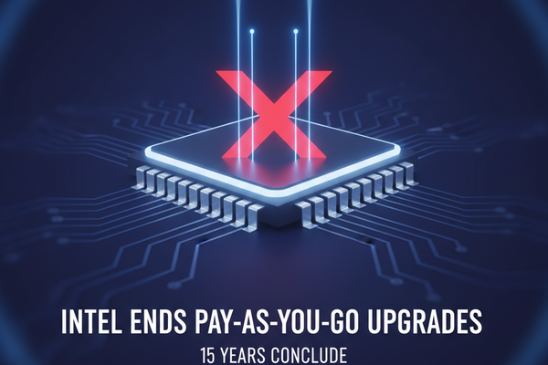 Intel Discontinues Pay-As-You-Go Hardware Upgrades After 15 Years of Operation