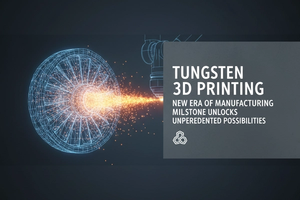 Tungsten 3D Printing Milestone Ushers in New Era of Additive Manufacturing