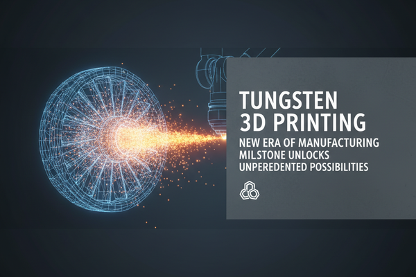 Tungsten 3D Printing Milestone Ushers in New Era of Additive Manufacturing