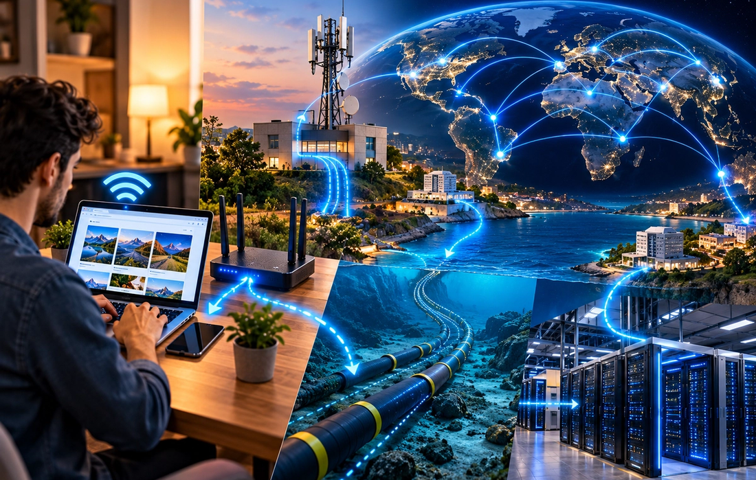 How the Internet Actually Works (Explained Simply)