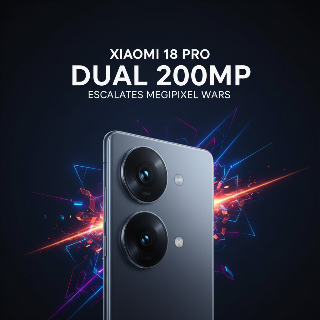 Xiaomi 18 Pro's Dual 200MP Cameras Escalate Megapixel Wars